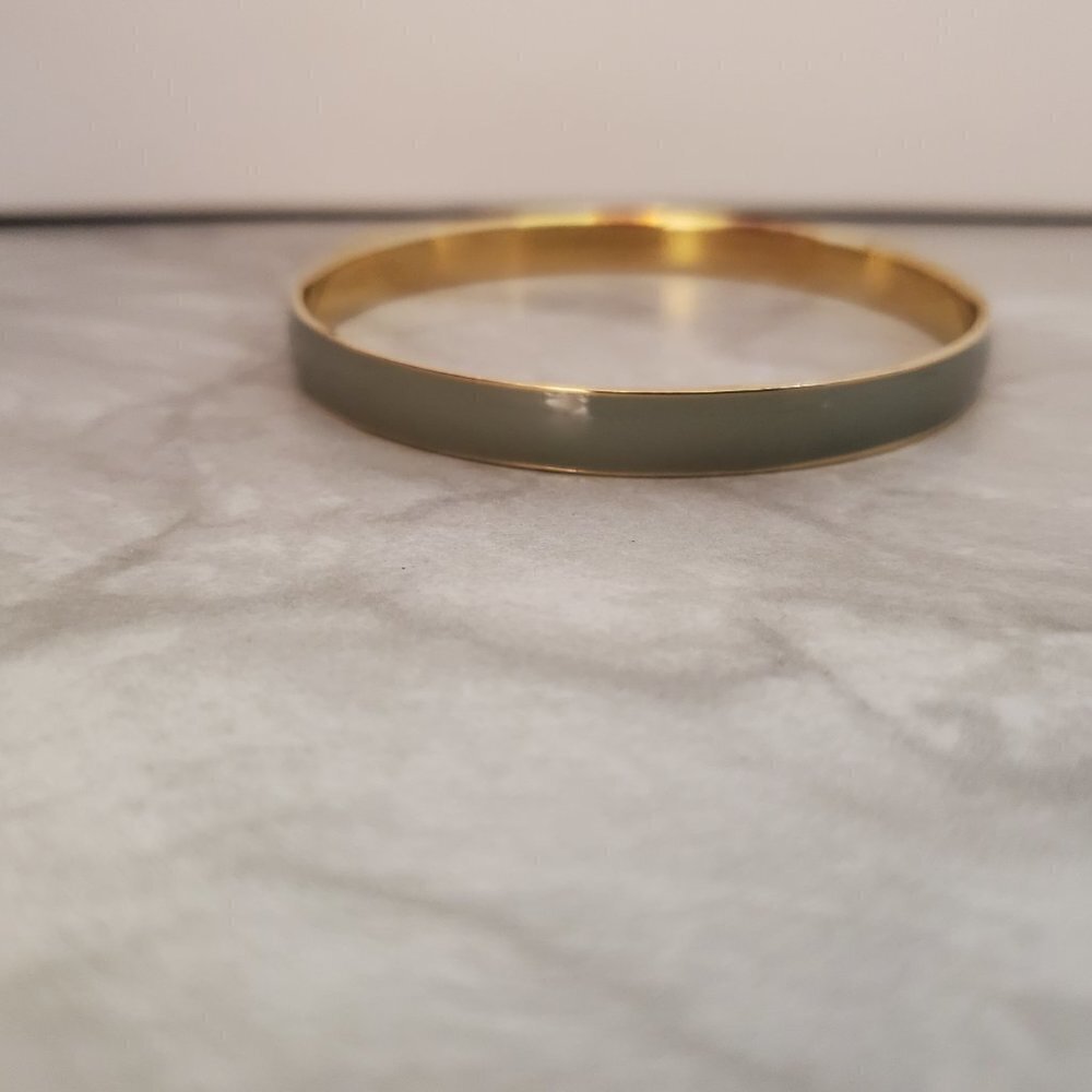 ✨ Vintage Y2k 00s 2000's J. Crew Grey Skinny Bangle ✨ - Picture 5 of 10